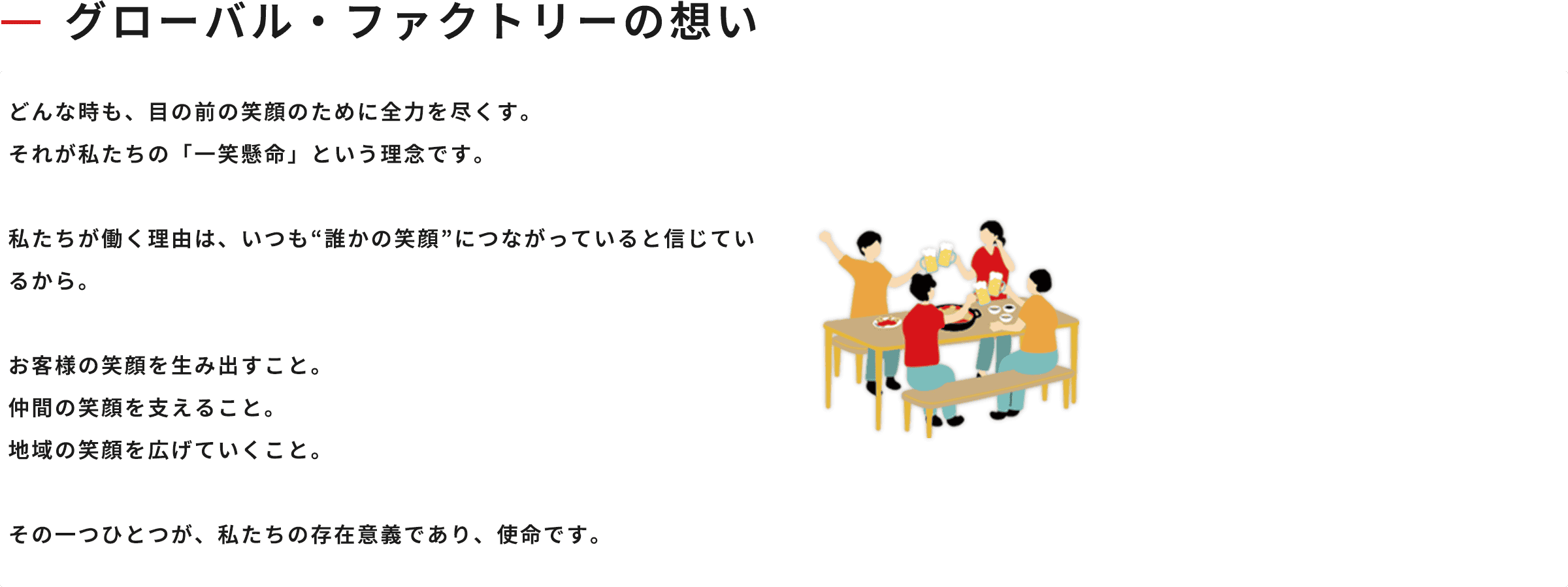 グローバル・ファクトリーの想い